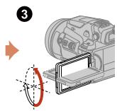 NIKON P950 - Opening the monitor - 3