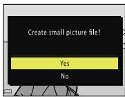 NIKON P950 - Select [Yes] and press the 忍 button. - 1