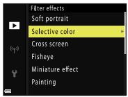 NIKON P950 - Filter effects - 1