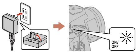 NIKON P950 - Charging the battery - 2