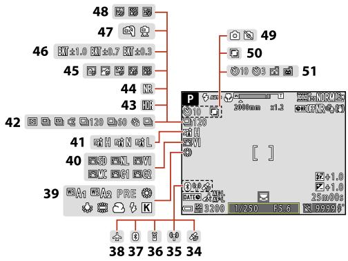 NIKON P950 - Shooting screen - 3