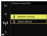 NIKON P950 - Pairing the camera and remote control - 2
