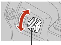 NIKON P950 - Use the side dial to adjust the focus. - 1
