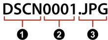 NIKON P950 - File names - 1