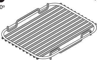 AGA 6X4 - Quatre positions de hauteur de la grille - 6
