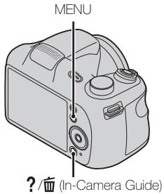 SONY CYBER-SHOT DSC-H200 - In-Camera Guide - 1