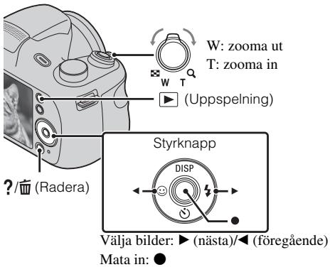 SONY CYBER-SHOT DSC-H200 - Uppspelning av Bilder - 1