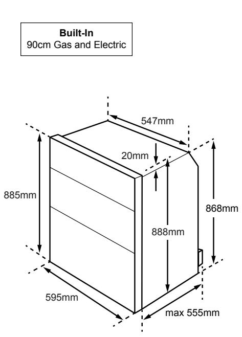 STOVES STERLING DELUXE - Dimensions - 1