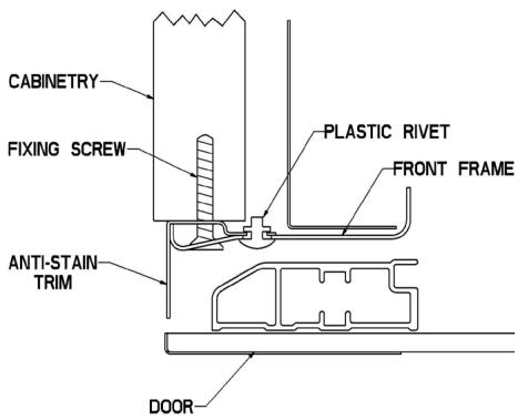 STOVES RICHMOND DELUXE - Edging strip (if fitted) - 1