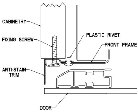 STOVES RICHMOND - Edging strip (if fitted) - 1