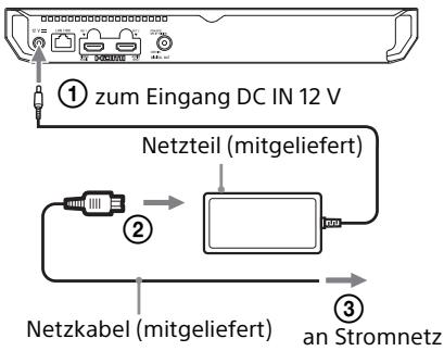 SONY X700 - Wenn der Player zum ersten Mal eingeschaltet wird - 1