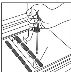 GLEM GFMP83WHN - REGOLAZIONE DEL MINIMO SU BRUCIATORE FORNO (fig. 22 - pag. 14) - 5