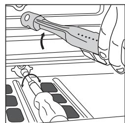 GLEM GFMG51WH - REGOLAZIONE DEL MINIMO SU BRUCIATORE FORNO (fig. 22 - pag. 14) - 6