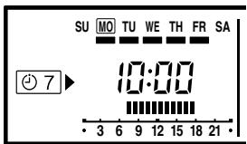 ATLANTIC ARYG 36 LMLE.UI UNITE INTERIEURE GAINABLE INVERTER 9.4 K-WATTS - Réglage du JOUR ARRET (pour les vacances) - 5