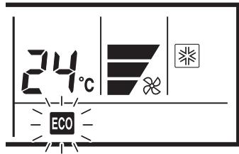 ATLANTIC ARYG 36 LMLE.UI UNITE INTERIEURE GAINABLE INVERTER 9.4 K-WATTS - Appuyez de nouveau sur le bouton ECONOMY (ÉCONOMIES). - 3