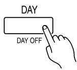 ATLANTIC AOYG 9 LUCB.UE UNITE EXTERIEURE MURALE INVERTER 2500 W - Réglage du JOUR ARRET (pour les vacances) - 2