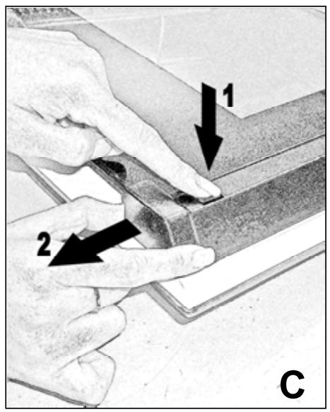 GLEM GFEV21IXN - Dismounting the door - 3