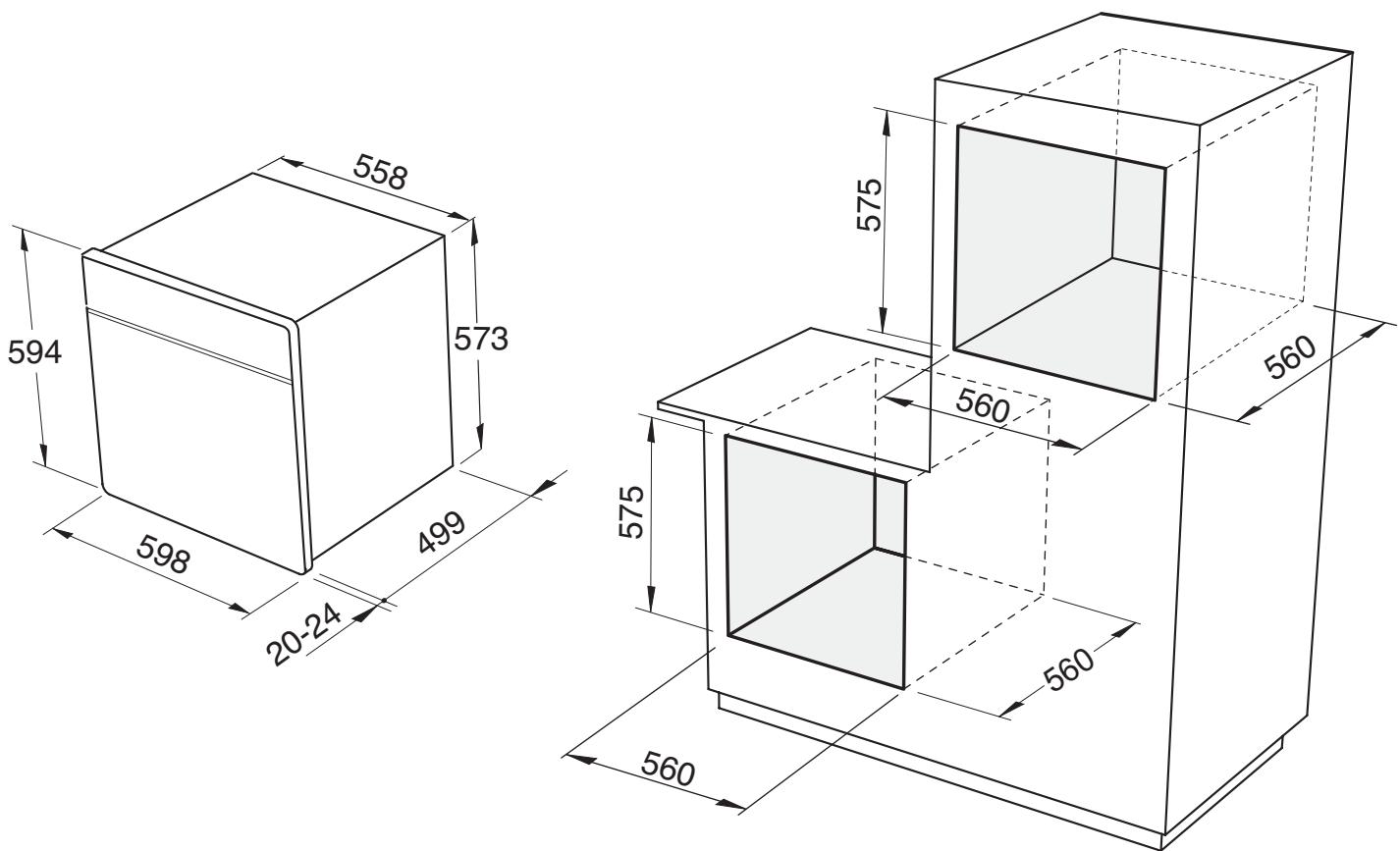 GLEM GFEV21IXN - ISTRUZIONI PER L'INSTALLAZIONE - 1