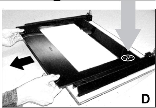 GLEM GFM52WHT - Desmontagem da porta - 3