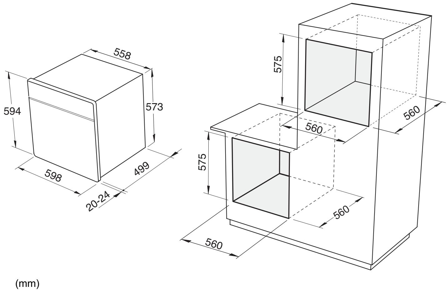 GLEM GFMC33WHT - INSTRUÇÉS PARA A INSTALLação - 1