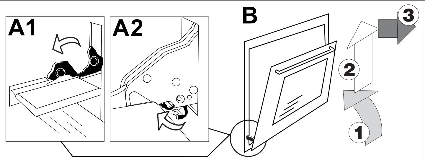 GLEM GFMC33WHT - Smontaggio della porta - 1
