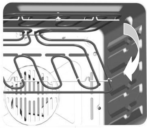 GLEM GFMC33WHT - Fours dotés d'une résistance supérieure basculante pour le nettoyage - 2