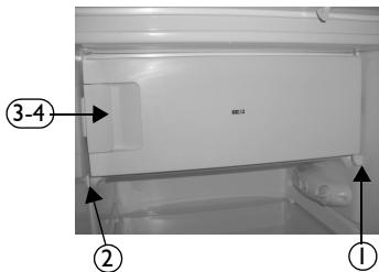 WHIRLPOOL WTNF81OX - Inversion du sens de l'ouverture de la porte du compartiment intérieur - 1