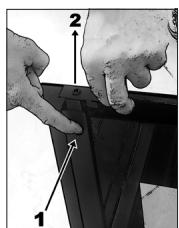 GLEM GFM52WH - RIMOZIONE PORTA FORNO - 2
