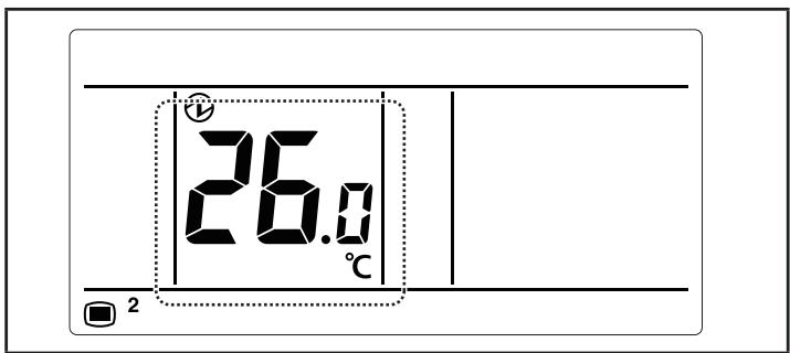 ATLANTIC ASYG 12 LLCC.UI UNITE MURAL INVERTER 3400W - Affichage de la température de la pièce - 2
