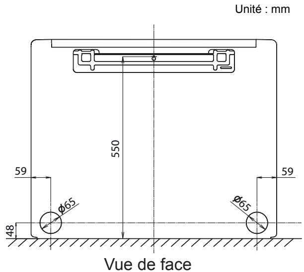 ATLANTIC ASYG 12 LLCC.UI UNITE MURAL INVERTER 3400W - Comment préparez le passage des liaisons - 1