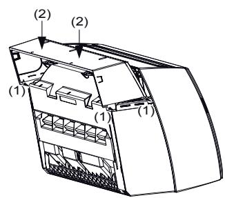 ATLANTIC ASYG 12 LLCC.UI UNITE MURAL INVERTER 3400W - Installation du couvercle inférieur - 1