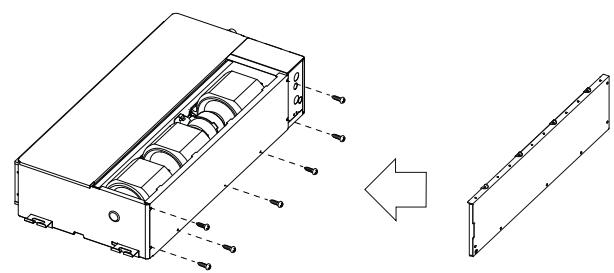ATLANTIC ARYC 72 LHTA.UI UNITE INTERIEURE GAINABLE INVERTER 20.3 K-WATTS - Replacez le couvercle comme suit : - 2