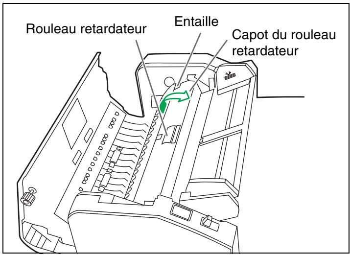 PANASONIC KV-S1037X - Remplacement du rouleau retardateur - 2
