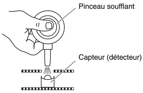 PANASONIC KV-S1037X - Comment nettoyer les capteurs (déTECTEURS). - 1