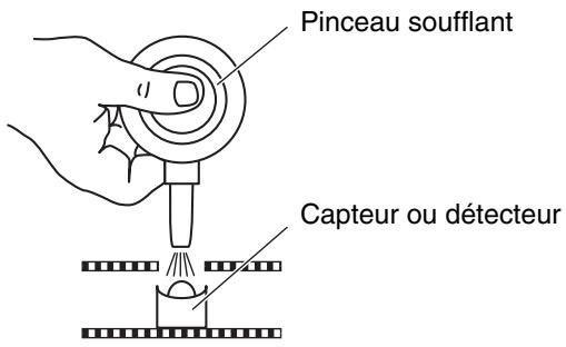 PANASONIC KV-S1037X - Nettoyage du capteur de papier, du capteur d'attente et du détecteur de feuilles passant par deux - 1