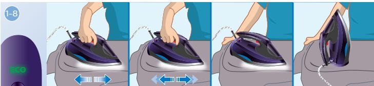 PHILIPS PERFECTCARE POWERLIFE - EN To use FR Utilisation IT Utilizzo ES Para usar PT Para utiliser - 8