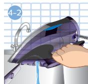 PHILIPS PERFECTCARE POWERLIFE - EN To store FR Rangement IT Conservazione ES Para guardar PT Para armazenar - 2