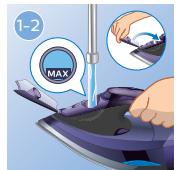 PHILIPS PERFECTCARE POWERLIFE - EN To use FR Utilisation IT Utilizzo ES Para usar PT Para utiliser - 2