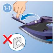 PHILIPS PERFECTCARE POWERLIFE - EN To use FR Utilisation IT Utilizzo ES Para usar PT Para utiliser - 1