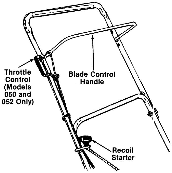 MTD 550 G - CONTROLS - 1