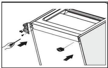 GORENJE FN4171CW - Inversion du SENS d'ouverture de la porte - 7