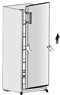 GORENJE FN4171CW - Inversion du SENS d'ouverture de la porte - 4