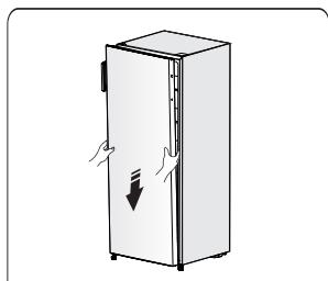 GORENJE FN4171CW - Inversion du SENS d'ouverture de la porte - 8