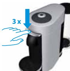MAGIMIX M400 MAESTRIA NESPRESSO - Réinitialiser les paramètres de réglage d'usine - 3
