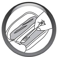 MOULINEX BREAD OF THE WORLD OW6118 - De naad van het stokbrood要去ch aan de onderkant bevinden. - 1