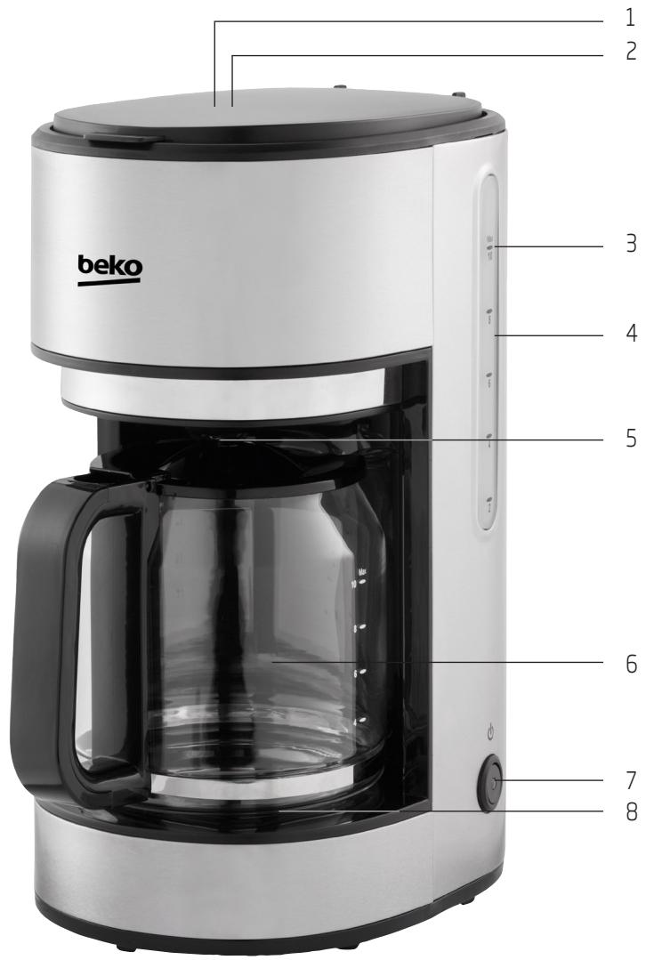 BEKO CFM6350I - Vue d'ensemble - 1
