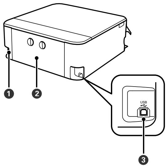 EPSON XP-8600 - Product Parts - Back - 1
