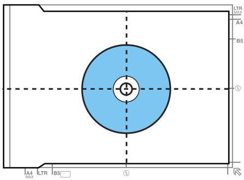 EPSON XP-8600 - Placing a CD/DVD on the Scanner Glass - 1