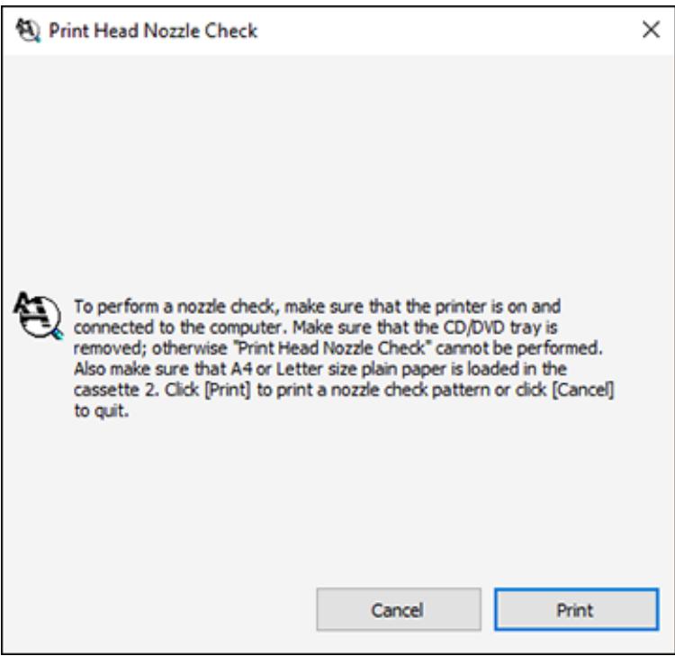 EPSON XP-8600 - Checking the Nozzles Using a Computer Utility - 1