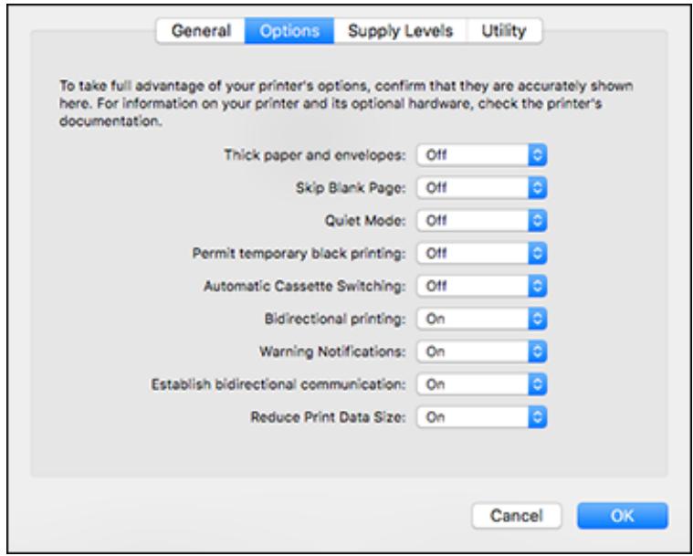 EPSON XP-8600 - Selecting Printing Preferences - Mac - 1
